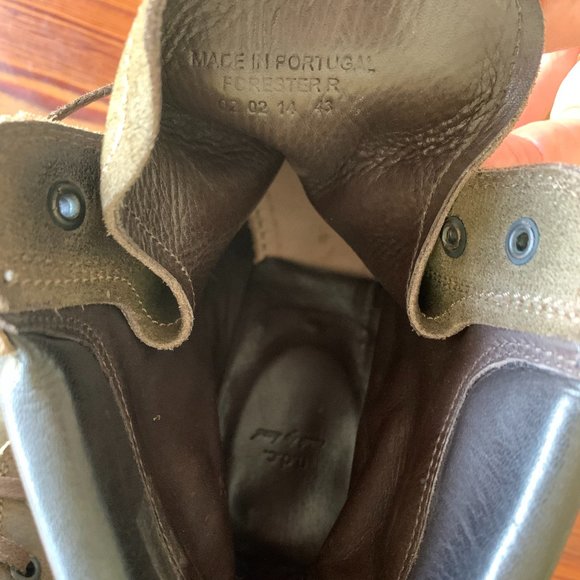 n.d.c. Made by hand Brown Leather Mens Lace up boot NWT - Picture 6 of 15